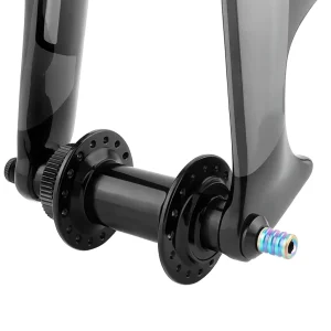 Axe de roue arrière à serrage rapide vélo – Alliage titane/aluminium, 100 mm